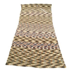 Multicolor Knit Boho Blanket in Size L: 79 in x W: 51 in